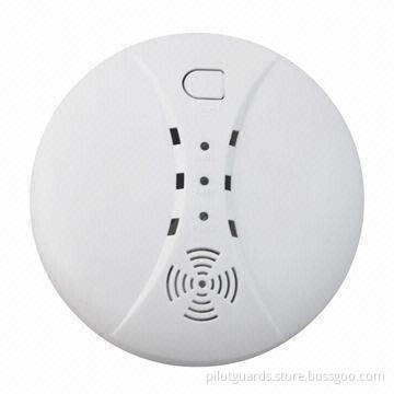 Wireless Smoke Detector, 9V DC and Low-power Alarm, Over 85dB Alarm Volume, CE and RoHS Marks